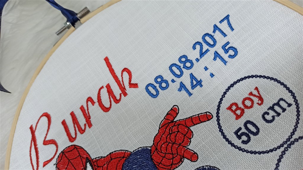 NAKIŞLI DOĞUM PANOSU (SPİDERMAN)